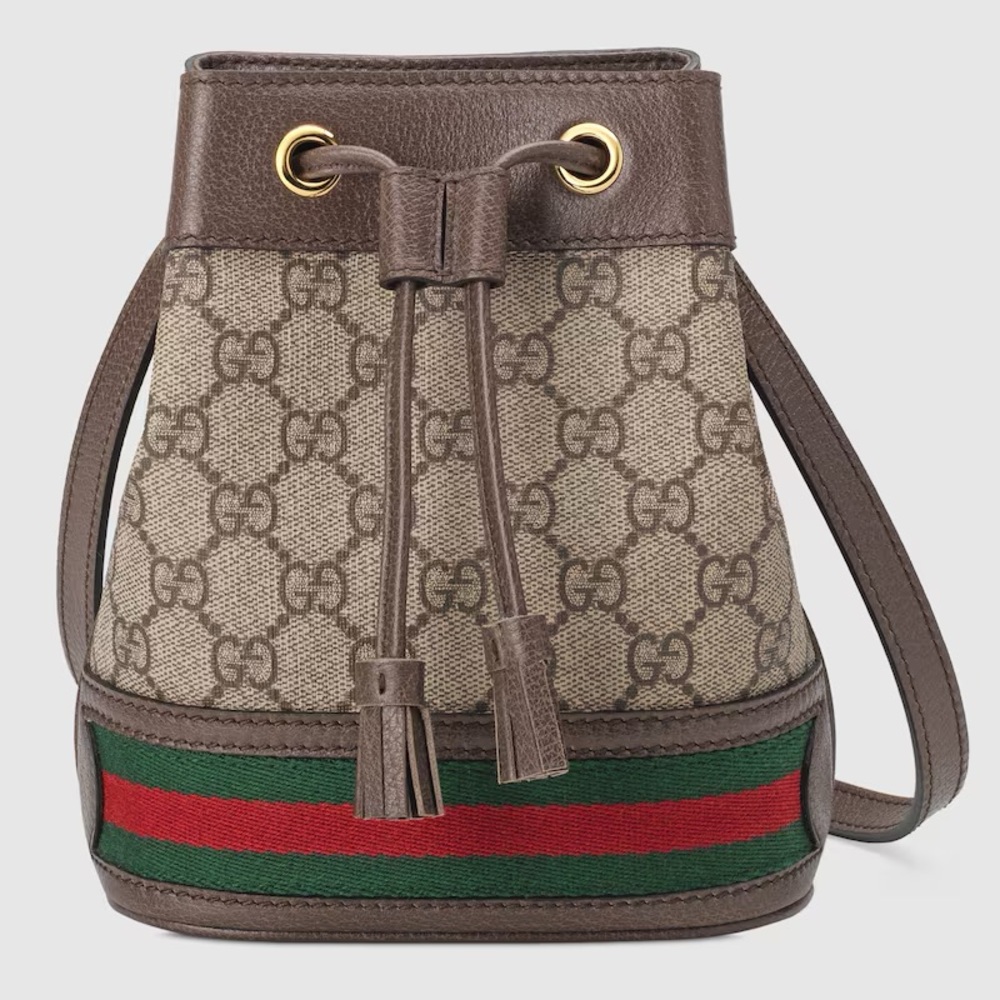 Gucci OPHIDIA MINI BUCKET BAG